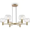 Image de Maytoni, Suspension, Vision Suspension, lampe à suspendre 6x E14 couleur or (E14)