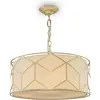 Image de Maytoni, Suspension, Messina Suspension, lampe à suspendre 4x E27 Or Blanc Tissu (E27)