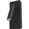 Image de Maytoni, Plafonnier, Applique murale LED Mirax, 3W Noir Blanc Chaud (200 lm)