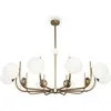 Image de Maytoni, Suspension, Rendez-vous Suspension, lampe à suspendre 10x E14 laiton blanc verre (E14)
