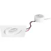Image de Brumberg, Plafonnier, Spot encastré de plafond à LED 230V AC 7W 3000K structuré (680 lm)