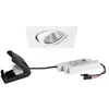 Image de Brumberg, Applique + plafonnier, Spot encastré de plafond à LED 230V AC 6W 3000K structuré (630 lm)