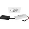 Image de Brumberg, Applique + plafonnier, Spot LED encastré au plafond 230V AC 6W 3000K DALI stru (630 lm)