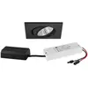 Image de Brumberg, Applique + plafonnier, Spot LED encastré au plafond 230V AC 6W 3000K DALI stru (630 lm)