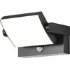 Image de CMD, Éclairage d'extérieur, LED Wandaussenleuchte 20W steuerbare Lichtfarbe IP54 Anthrazit CMD-9081 (1513 lm, IP54)