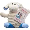 Image de Warmies, Coussin chauffant, Bébé mouton bleu Peluche chauffante (19.80 x 12.30 cm)