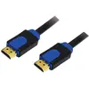 Image de LogiLink HDMI (Typ A)   HDMI (Typ A) (15 m), Câble vidéo, Bleu, Noir