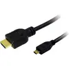 Image de LogiLink HDMI (Typ A)   micro HDMI (Typ D) (2 m), Câble vidéo, Noir