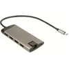Image de Intertech Argus GDC-802 (USB-C, 8 ports), Station d’accueil + hub USB, Gris