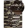 Image de Beliani, Tapis, Tapis peau de vache marron-or 160 x 230 cm Patchwork ARTVIN (160 x 230 cm)