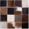 Image de Beliani, Tapis, Tapis peau de vache marron / beige 160 x 230 cm Patchwork KONYA (160 x 230 cm)