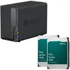 Image de Synology DiskStation DS223 Serveur NAS 2 baies boîtier vide + 2x Plus 3.5"" SATA 6Gb/... (2 x 8 To), NAS