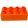 Image de LEGO Duplo 2x4 briques orange - 50 pièces - blocs de construction de base 3011 NOUVEAU (3011)