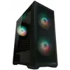 Image de LC-Power Bo?tier Micro-ATX 717B black USB3.2/Audio,sans alimentation (ATX, mATX, Mini-ITX), Boîtier PC, Noir