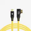 Image de Cobra CobraTether USB-C - USB-Micro-B Cable 4,8m Straight to 90  ellow (4.80 m), Câble USB