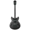 Image de Ibanez AS53 Artcore Transparent Black Flat semi-akoestische gitaar (Guitare électrique), Guitare, Noir