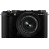 Image de Fujifilm X-M5 + Fujinon XC 15-45mm F3.5-5.6 OIS PZ (15 - 45 mm, 26.10 Mpx, APS-C / DX), Appareil photo, Noir
