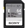Image de Sony SF-E64A (64 Go, SDXC, U3, UHS-II), Carte mémoire, Blanc, Noir, Gris