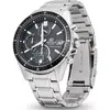 Image de Edifice, Montre, Premium, Argent, Noir, (Chronographe, Montre analogique, 46 mm)