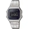 Image de Casio, Montre, A168WEM-1EF, Argent, (Montre numérique, 36.30 mm)