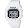 Image de Casio, Montre, BGD-5650-7ER, Blanc, (Montre numérique, Montre radio-pilotée, 38 mm)