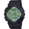 Image de G-Shock, Montre, GA-110CD-1A3ER, Noir, Vert, (Chronographe, Montre analogique, Montre numérique, 55 mm)