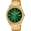 Image de Casio, Montre, MTP-1302PGC-3AVEF, Or, Vert, (Montre analogique, 38 mm)