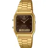 Image de Casio, Montre, Vintage AQ-230GA-5AMQYES Couleur classique, Or, (Montre numérique, Montre analogique, Chronographe, 27.80 mm)