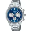 Image de Casio, Montre, EFR-575D-2AEF, Gris, Argent, Bleu, (Chronographe, Montre analogique, 40 mm)