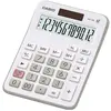 Image de Casio, Calculatrice, Calculatrice de bureau MX-12B, blanche (Fonctionnement sur piles)