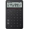 Image de Casio, Calculatrice, JW-200DQ-BK schwarz (Fonctionnement sur piles, Panneau solaire)