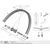 Image de Shimano Kit De Rayons Et Mamelons 299 Mm Wh-m9220-tl-f15-b-29 Ewhspokey000a 28 Unités