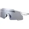 Image de Shimano, Unisexe, Lunettes de sport, CE-Equinox 5 (Anthracite, Blanc mat, Gris), Blanc, Gris
