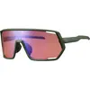 Image de Shimano, Femmes, Lunettes de sport, Technium Offroad VLT 35% (olive foncée, Vert foncé), Vert