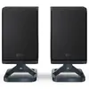 Image de Sharp Speakers HT-SPR52021(BK) Q Soundbar 2.0.2 Wireless Rear Surround Speakers, Black (200 W, 2.0.2 Canal), Barre de son, Argent, Noir
