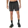 Image de ASICS, Hommes, Pantalon de cyclisme, FujiTrail All Over Print 5IN Shorts für Herren (L), Noir