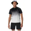 Image de ASICS, Hommes, T-shirt de sport, T-shirt Road Fade (L), Blanc, Noir, Gris, L