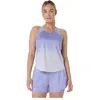 Image de ASICS, Femmes, T-shirt de sport, Débardeur Route Fade (M), Bleu, Blanc, Violet, M