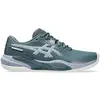 Image de ASICS, Hommes, Chaussure de salle, Gel-Challenger 15 Argile (47), Gris, Blanc, Bleu