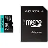 Image de Adata Premier Pro Adaptateur inclus (256 Go, microSDHC, U3, UHS-I), Carte mémoire, Bleu