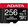 Image de Adata High Endurance (256 Go, microSDXC, U3, UHS-I), Carte mémoire, Noir, Rouge