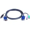 Image de Aten Câble de connexion KVM VGA 2L-5503UP, 3,0m, Câble pour commutateur KVM