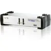 Image de Aten CS1742, commutateur KVM à 2 ports avec hub USB et double vue VGA, Commutateur KVM, Gris