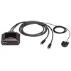 Image de Aten Commutateur Kvm Displayport 4k Usb-c