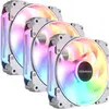 Image de Cougar Lot de 3 Ventilateurs de boitier Apolar RGB - 12cm (Blanc) (120 mm, 3x), Ventilateur PC, Blanc, Multicolore