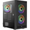 Image de AeroCool Geh Midi Graphite black v3 MicroATX/ATX/MiniITX o.N. (ATX, mATX, Mini-ITX), Boîtier PC, Noir