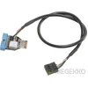 Image de Akasa AK-CBUB38-40BK kabeladapter/verloopstukje USB 3.1 Gen2 USB 3.1 Gen1 19-pin Zwart