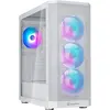 Image de Silverstone SST-FA514X-WG - FARA Châssis ATX tour de jeu à haut flux d'air avec double support de radiateur (ATX, mATX, Mini-ITX), Boîtier PC, Blanc