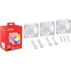 Image de Adata Ventilateur XPG VENTO 120 (1*120mm ARGB Fan 3 pack) blanc retail (120 mm, 3x), Ventilateur PC, Blanc