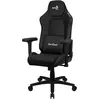Image de AeroCool CROWNBK Chaise de jeu vidéo Chaise de jeu universelle Assise rembourrée, Chaise gaming, Noir